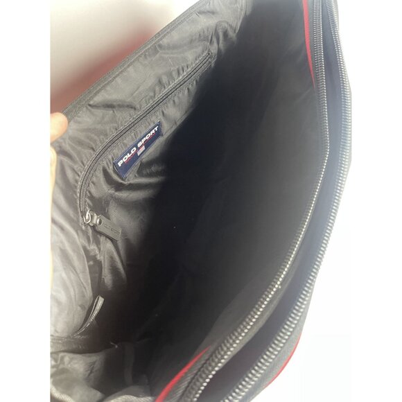 Vintage‎ Ralph Lauren Messenger/Laptop Bag Polo Sport Red - Picture 4 of 5